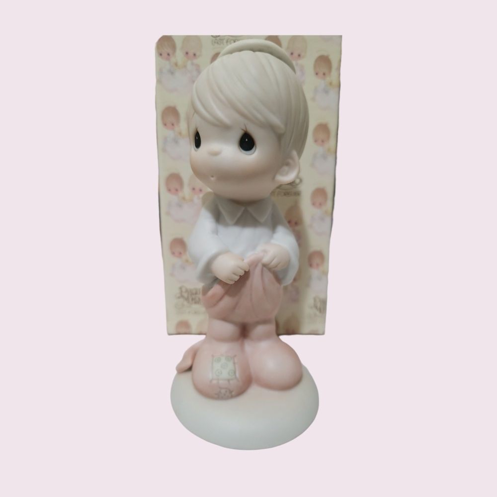 Precious Moments "Part of Me Want to Be Good" Figurine (*1984) #12149